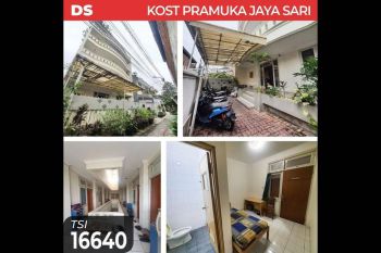 (TSI/16640) Kost Pramuka Jaya Sari, Rawasari, 10x16 m², 5½ Lt, SHM