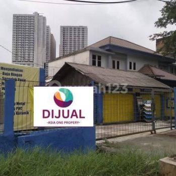 Dijual Tanah Bonus Bangunan Di Jalan Utama Jl.ir.juanda Bekasi