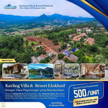 TANAH KAVLING VIEW PEGUNUNGAN DI BOGOR TIMUR