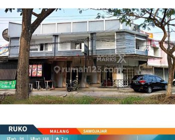 Lu1344 Disewakan Ruko Hook Furnish Strategis di Sawojajar Malang