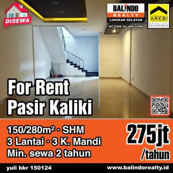 Disewakan Ruang Usaha Di Pasir Kaliki Cocok Untuk Kantor