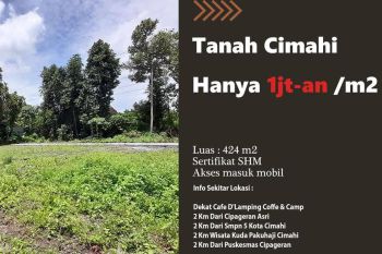 Tanah Strategis & Asri Cocok Untuk Invest/Hunian Cimahi Cipageran Sudah SHM