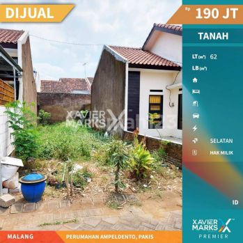 Tanah Kavling Didalam Perumahan Ampeldento Pakis Malang Id155