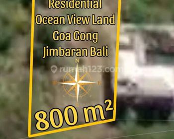 Residential Ocean View Land Goa Gong Jimbaran Bali