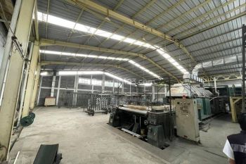 Ex Pabrik Tenun Dan Celup Benang di Majalaya Bandung