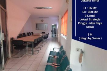 Dijual Ruko Kampung Melayu 3 Lantai Pinggir Jalan Raya, Jakarta Timur