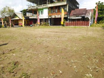 Tanah Kavling Jogja Utara Spbu Gito Gati Tepi Jalan Aspal 6 M