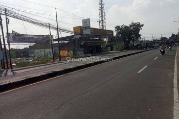 Dijual Bu Tanah Pinggir Jalan Raya Jkt bogor Dekat Tol SHM