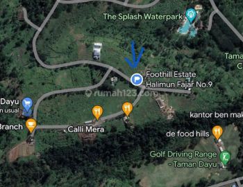 Sewa Tanah Kavling Komersil Halimun Fajar Taman Dayu View City