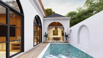 VILLA STYLE SANTORINI TERMURAH DI JIMBARAN BALI
