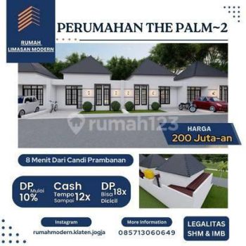 Rumah Konsep Modern Berada Di Dekat Candi Prambanan 200 Jtan