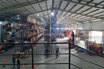 Gudang di Karawaci,tangerang,luas 1650m,bs Cont 40 Ft,harga 55 Rb M