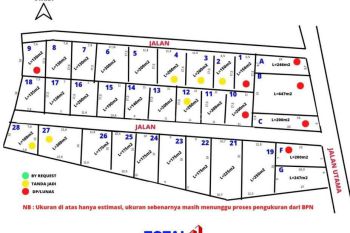 Dijual tnh kavling dipinggir jln utama Di area Jimbaran
