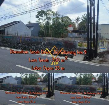 Disewakan tanah strategis area kuliner lokasi jakal km9
