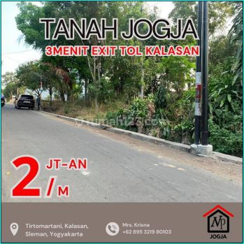 Dp Ringan, Tanah Jogja 5menit Jl. Jogja Solo, Kalasan, Sleman