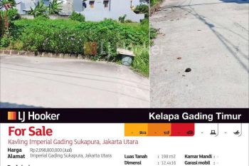 Kavling Imperial Gading Sukapura, Jakarta Utara