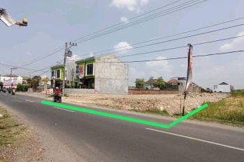 Pekarangan Siap Bangun Cocok Utk Perum Dekat Solokota