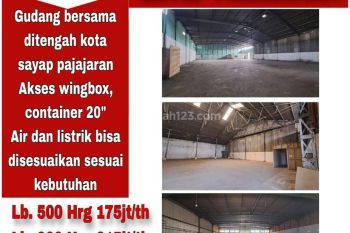 Gudang bersama lokasi di tengah kota sayap pajajaran