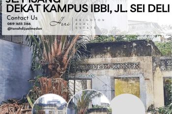 Tanah Di Pusat Kota. Jl. Pisang. Dekat Kampus Ibbi Jl. Sei Deli