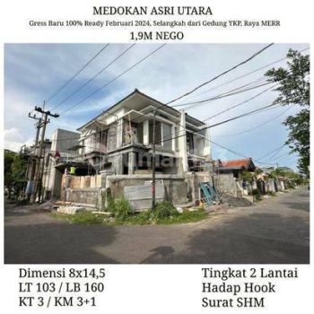 Rumah Medokan Asri Utara Gress Baru Ready Dekat Merr Gununganyar Semampir Hook