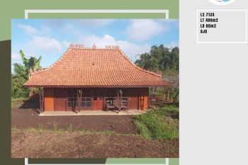 Tanah Murah Plus Rumah Joglo Strategis di Kota Batu