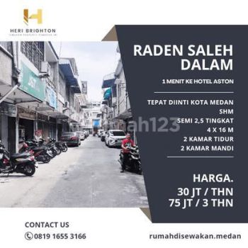 Ruko Jl. Raden Saleh Dalam. Inti Kota. 1 Menit Ke Hotel Aston