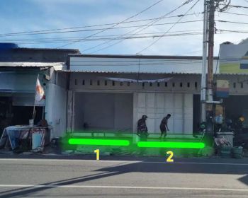Sewa Cepat || 2Plong Ruang Usaha Strategis Tepi Jalan di Banjarsari