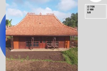 Tanah Murah Plus Rumah Joglo Strategis di Kota Batu