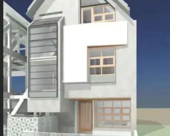 Rumah Rawamangun 115m 3lantai, baru dan mewah, ada swimming pool