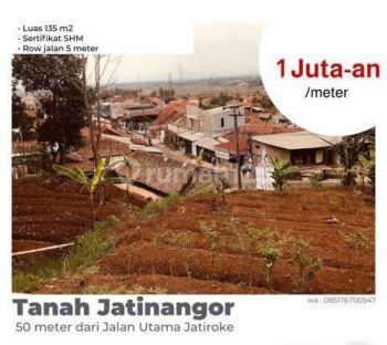 Tanah Siap Bangun Jatinangor 50 Meter Jalan Utama Jatiroke SHM