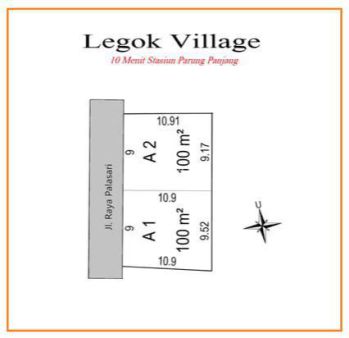 Dekat Alun - Alun Legok, Tanah Kapling Cuma 2 Jt-an/M2