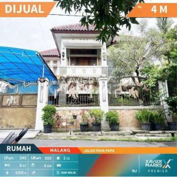 Rumah Mewah, Terawat, Asri Jln papa papa, Suhat Malang