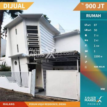 Dijual Rumah Modern Harga Murah di Dieng Kota Malang