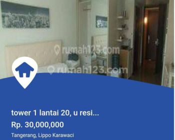 tower 1 lantai 20, u residence karawaci Tangerang
