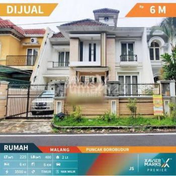 Rumah Loksi Strategis di Puncak Borobudur - Malang