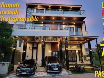 Rumah Cantik Modern Ada Kolam Renang Dan Full Furnished di Palm Spring Jakarta